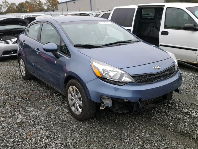 KNADM4A33G6682141 - 2016 KIA RIO LX BLUE photo 1