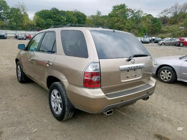 2HNYD18865H513922 - 2005 ACURA MDX TOURIN TAN photo 3