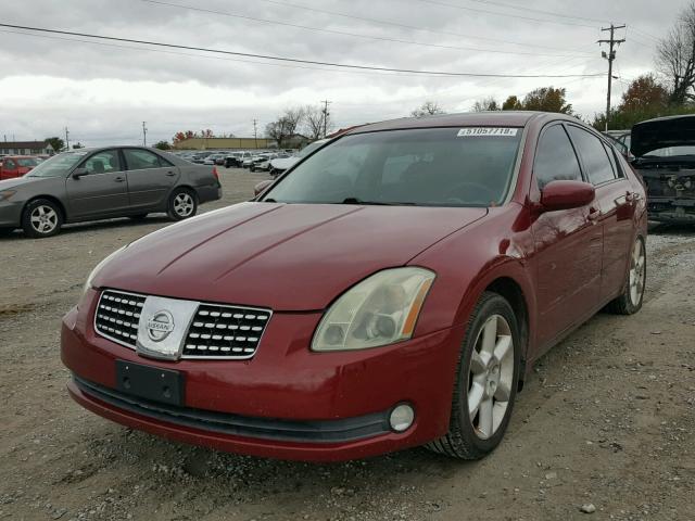 1N4BA41E04C816336 - 2004 NISSAN MAXIMA SE MAROON photo 2