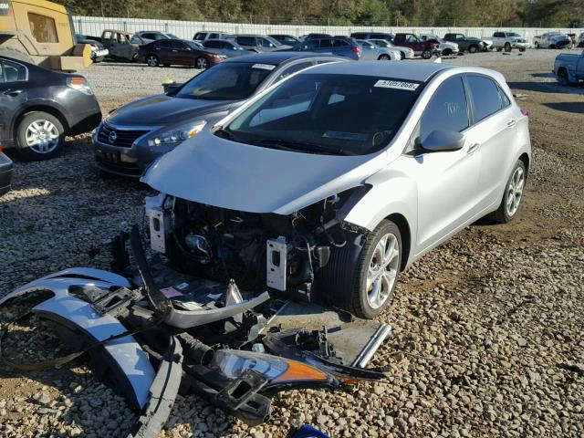 KMHD35LE2DU096172 - 2013 HYUNDAI ELANTRA GT SILVER photo 2