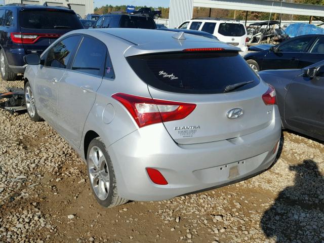 KMHD35LE2DU096172 - 2013 HYUNDAI ELANTRA GT SILVER photo 3