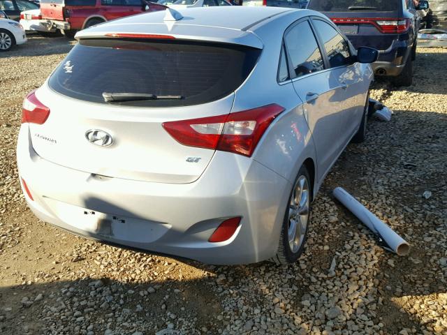 KMHD35LE2DU096172 - 2013 HYUNDAI ELANTRA GT SILVER photo 4