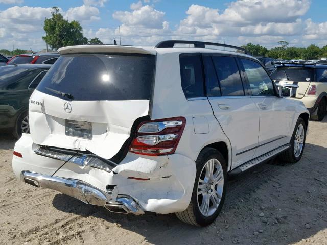 WDCGG5HB9DG017982 - 2013 MERCEDES-BENZ GLK 350 WHITE photo 4