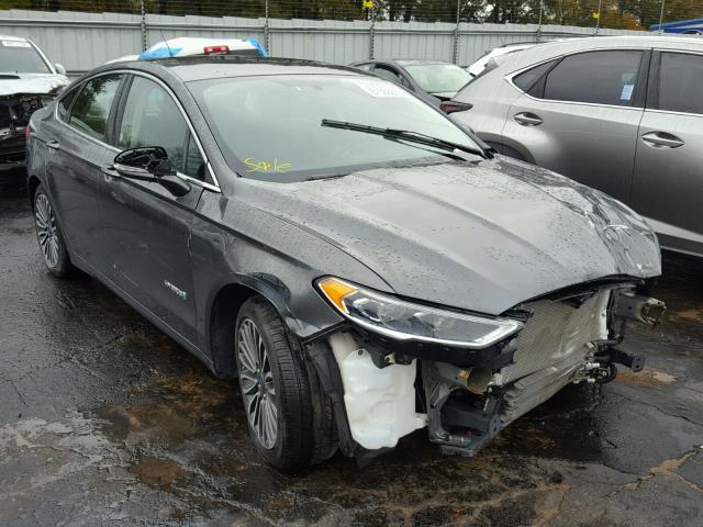 3FA6P0RU3HR383896 - 2017 FORD FUSION TIT GRAY photo 1