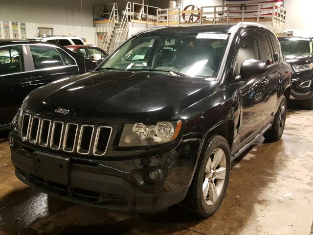 1C4NJDBB1GD797712 - 2016 JEEP COMPASS SP შავი ფოტო 2