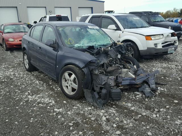 1G1AT58H197161764 - 2009 CHEVROLET COBALT LT BLUE photo 2