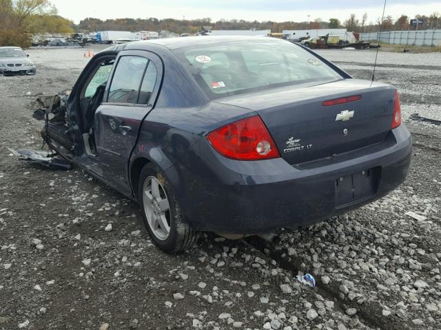 1G1AT58H197161764 - 2009 CHEVROLET COBALT LT BLUE photo 3