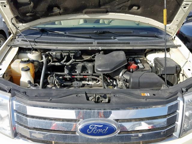 2FMDK48C27BA30915 - 2007 FORD EDGE SEL WHITE photo 7