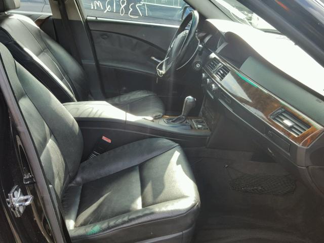 WBANF33566CB86812 - 2006 BMW 525 XI BLACK photo 5
