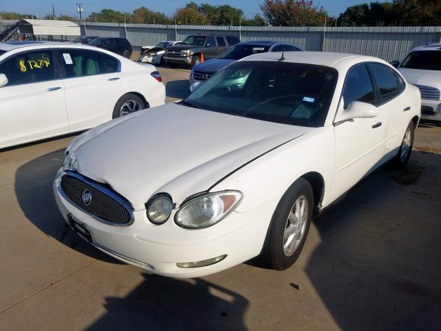 2G4WC532551272272 - 2005 BUICK LACROSSE C WHITE photo 2