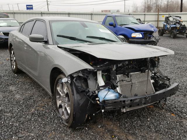 2C3CDXJG3HH563870 - 2017 DODGE CHARGER SX GRAY photo 1