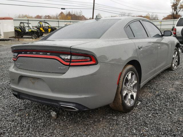 2C3CDXJG3HH563870 - 2017 DODGE CHARGER SX GRAY photo 4