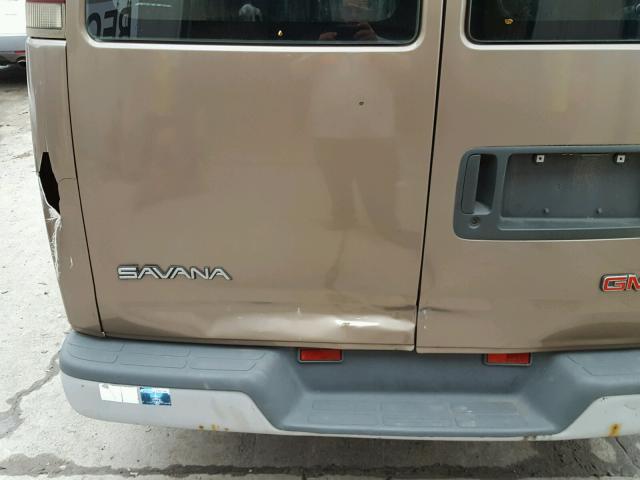 1GTEG15M0T1034375 - 1996 GMC SAVANA G15 BROWN photo 9