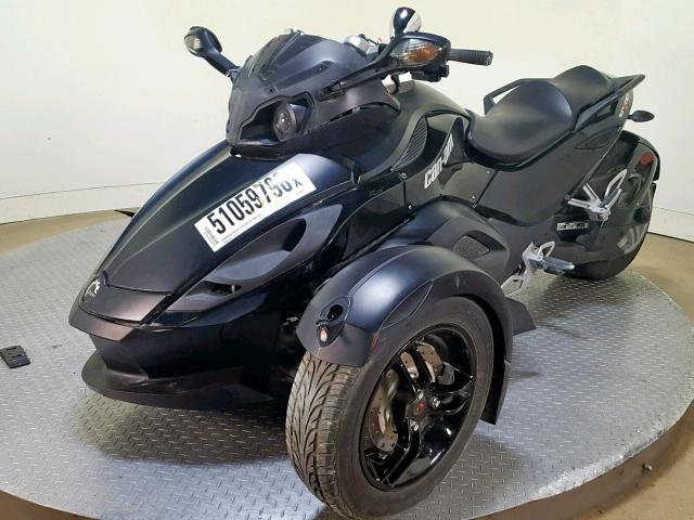 2BXJAHA1X9V000542 - 2009 CAN-AM SPYDER ROA BLACK photo 4