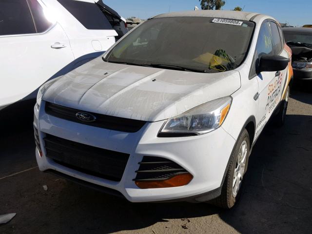 1FMCU0F7XEUE41846 - 2014 FORD ESCAPE S WHITE photo 2