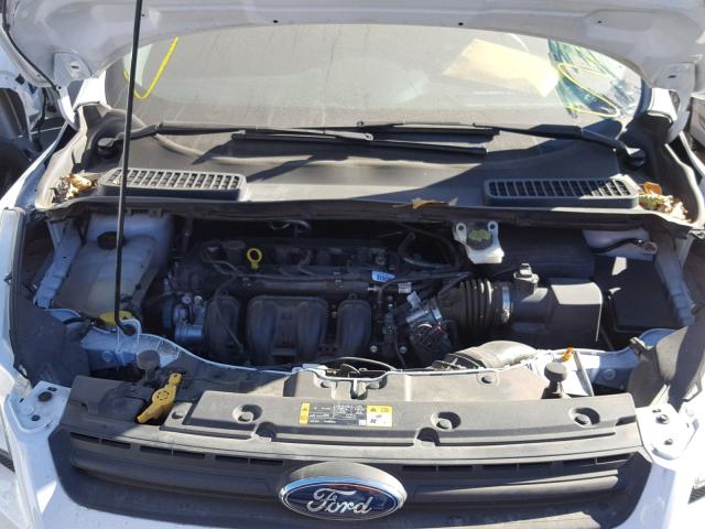 1FMCU0F7XEUE41846 - 2014 FORD ESCAPE S WHITE photo 7