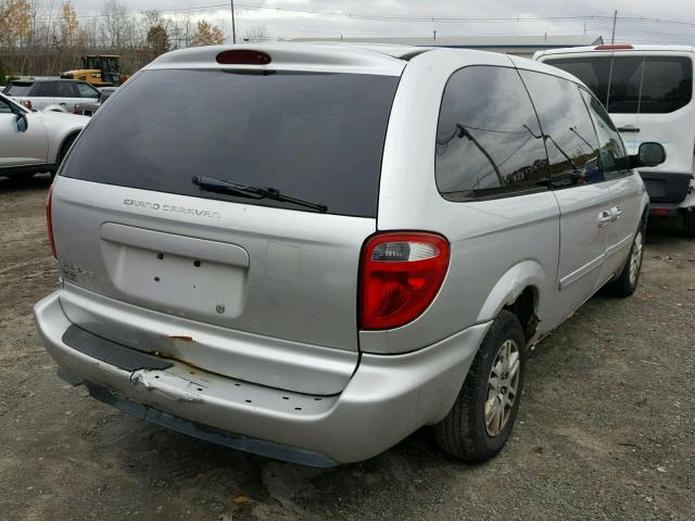 2D4GP24R65R166327 - 2005 DODGE GRAND CARA GRAY photo 4