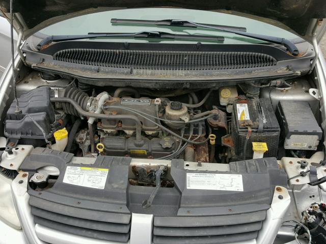 2D4GP24R65R166327 - 2005 DODGE GRAND CARA GRAY photo 7