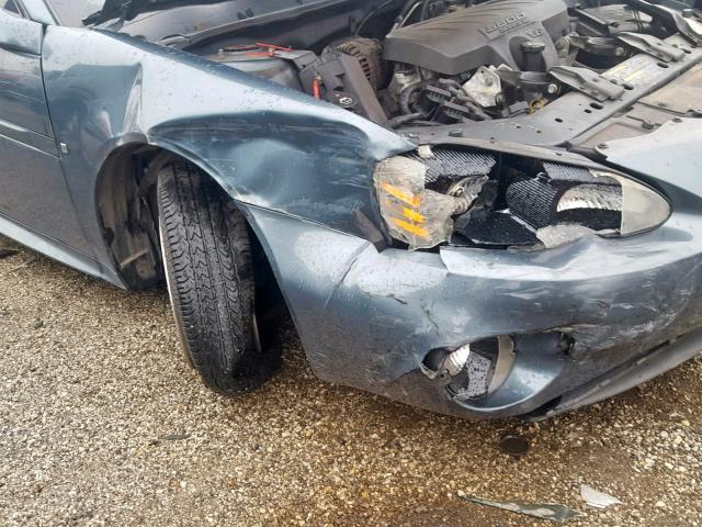 2G2WP552561185693 - 2006 PONTIAC GRAND PRIX Сұр фото 9
