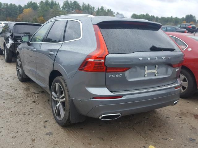 LYVA22RKXKB191706 - 2019 VOLVO XC60 T6 GRAY photo 3