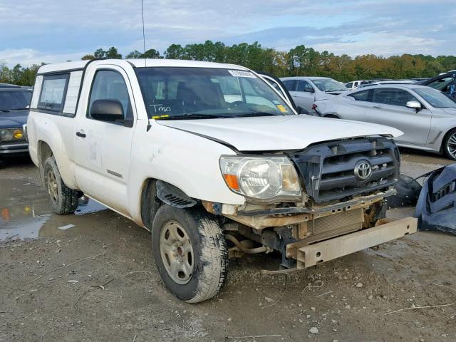 5TENX4CN0AZ701378 - 2010 TOYOTA TACOMA WHITE photo 1