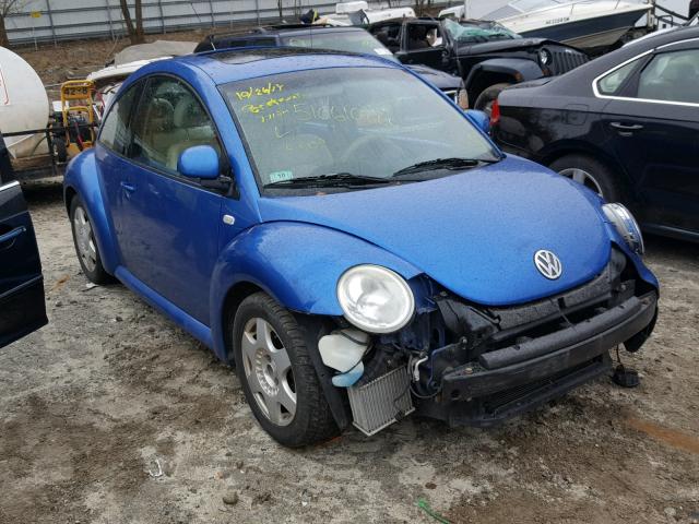 3VWDD21C6XM450234 - 1999 VOLKSWAGEN NEW BEETLE BLUE photo 1