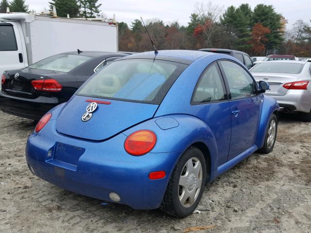 3VWDD21C6XM450234 - 1999 VOLKSWAGEN NEW BEETLE BLUE photo 4