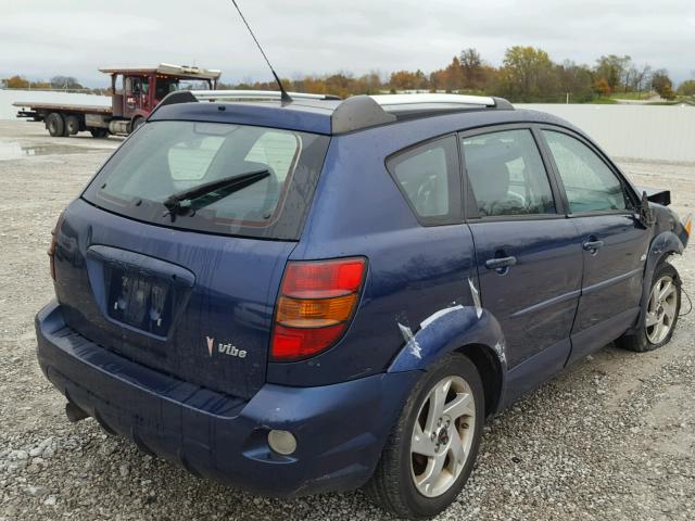 5Y2SL65898Z402222 - 2008 PONTIAC VIBE BLUE photo 4