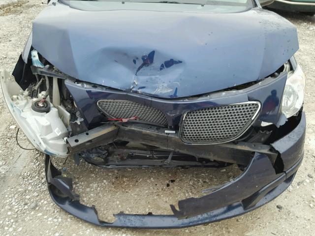 5Y2SL65898Z402222 - 2008 PONTIAC VIBE BLUE photo 9