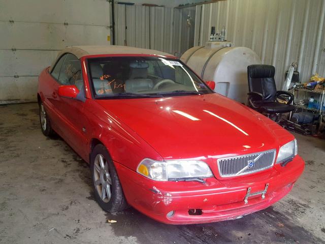 YV1NC53D62J028434 - 2002 VOLVO C70 RED photo 1