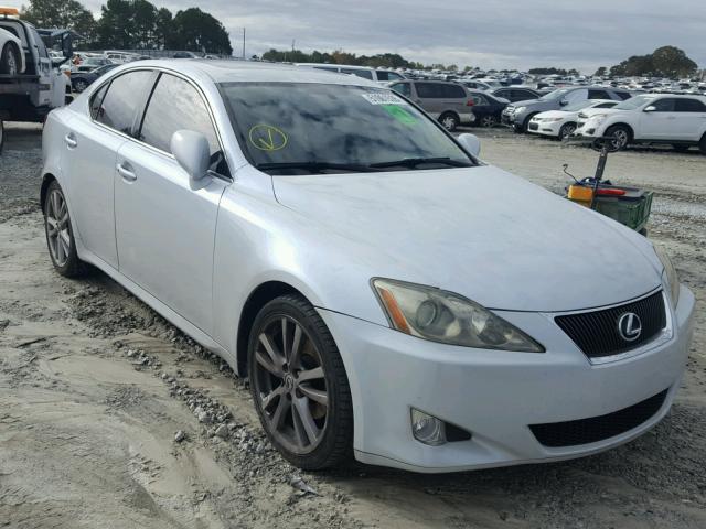 JTHBK262472031112 - 2007 LEXUS IS 250 WHITE photo 1