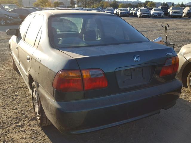 2HGEJ6615YH594356 - 2000 HONDA CIVIC BASE Yaşıl foto 3