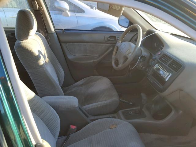 2HGEJ6615YH594356 - 2000 HONDA CIVIC BASE Yaşıl foto 5