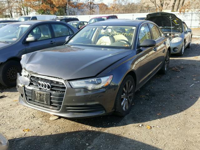 WAUGFAFC2DN100823 - 2013 AUDI A6 PREMIUM CHARCOAL photo 2