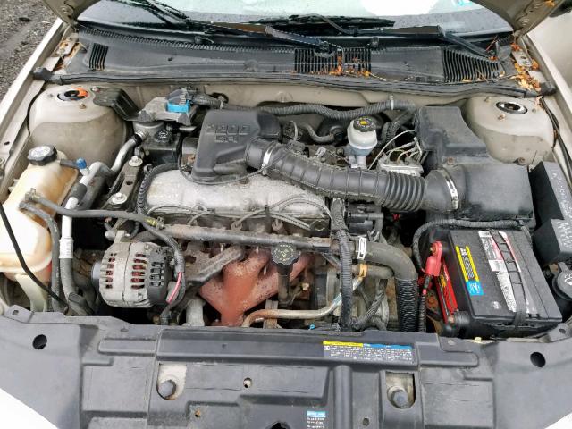 1G1JC524327210099 - 2002 CHEVROLET CAVALIER B TAN photo 7