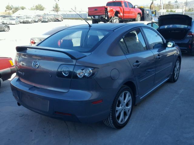 JM1BK324171725017 - 2007 MAZDA 3 S GRAY photo 4