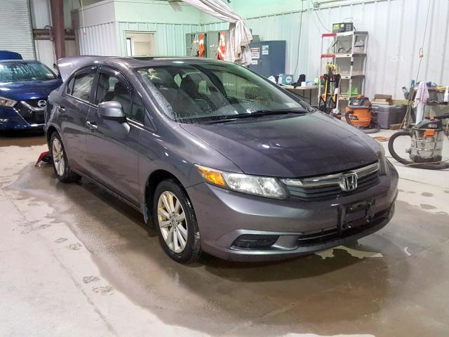 2HGFB2F98CH501693 - 2012 HONDA CIVIC EXL 灰色 照片 1