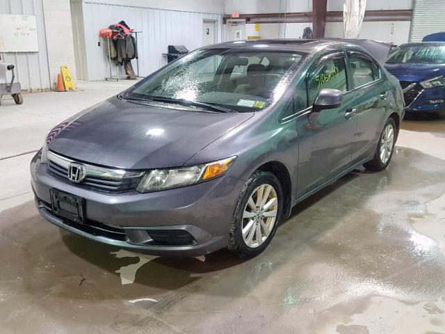 2HGFB2F98CH501693 - 2012 HONDA CIVIC EXL 灰色 照片 2