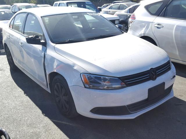 3VW2K7AJ0CM405230 - 2012 VOLKSWAGEN JETTA BASE Սպիտակ լուսանկար 1