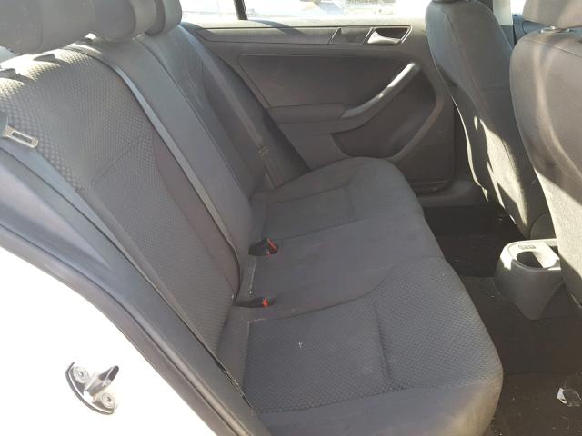 3VW2K7AJ0CM405230 - 2012 VOLKSWAGEN JETTA BASE Սպիտակ լուսանկար 6