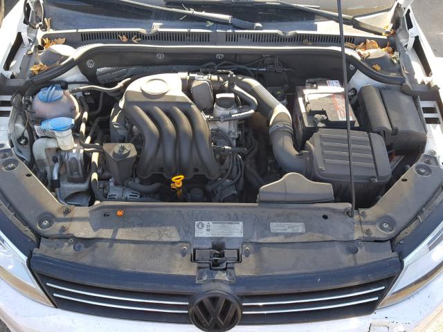 3VW2K7AJ0CM405230 - 2012 VOLKSWAGEN JETTA BASE Սպիտակ լուսանկար 7