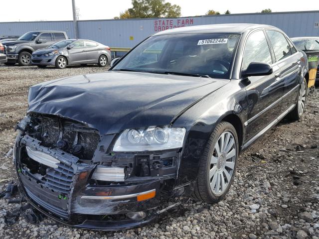 WAUMV44E77N004511 - 2007 AUDI A8 L QUATT BLACK photo 2