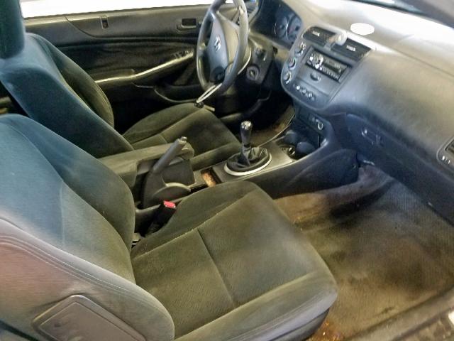 1HGEM21073L076260 - 2003 HONDA CIVIC EX SILVER photo 5