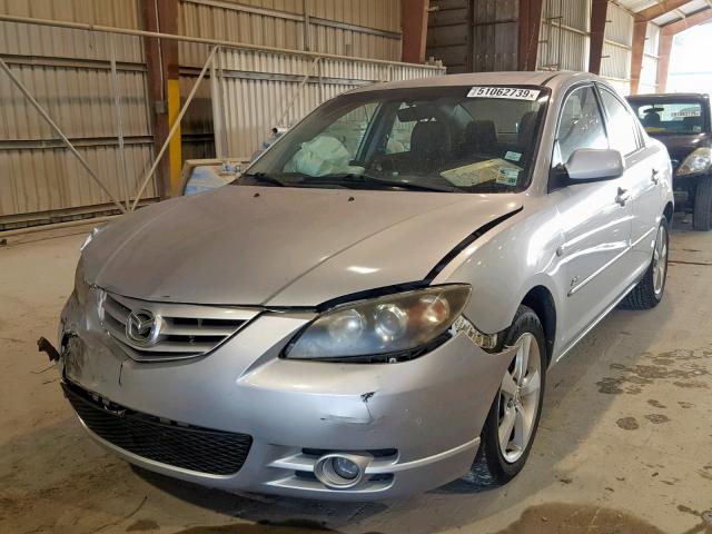 JM1BK123651229011 - 2005 MAZDA 3 S SILVER photo 2