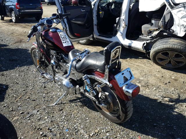 1HD1CGP172K142998 - 2002 HARLEY-DAVIDSON XL1200 C MAROON photo 3