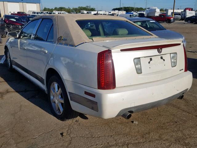 1G6DW677450151522 - 2005 CADILLAC STS WHITE photo 3