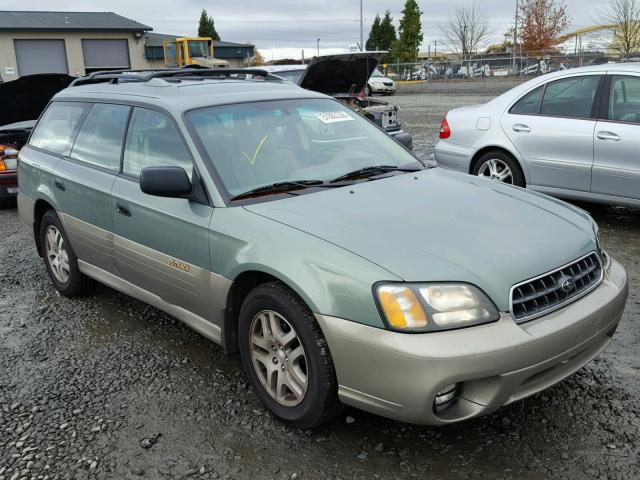 4S3BH675337628233 - 2003 SUBARU LEGACY OUT GREEN photo 1