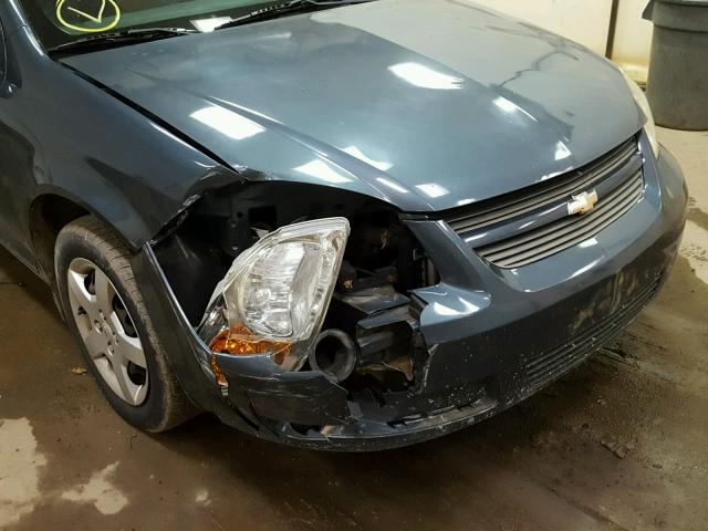 1G1AL15F377415760 - 2007 CHEVROLET COBALT LT BLUE photo 9