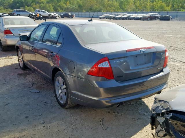 3FAHP0HGXBR236793 - 2011 FORD FUSION SE WHITE photo 3