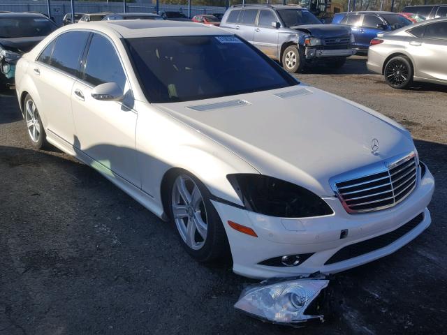 WDDNG71X79A276775 - 2009 MERCEDES-BENZ S 550 WHITE photo 1